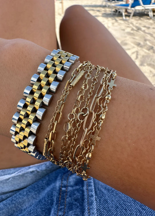 Bracha Rolly Two Tone 2.0 Bracelet