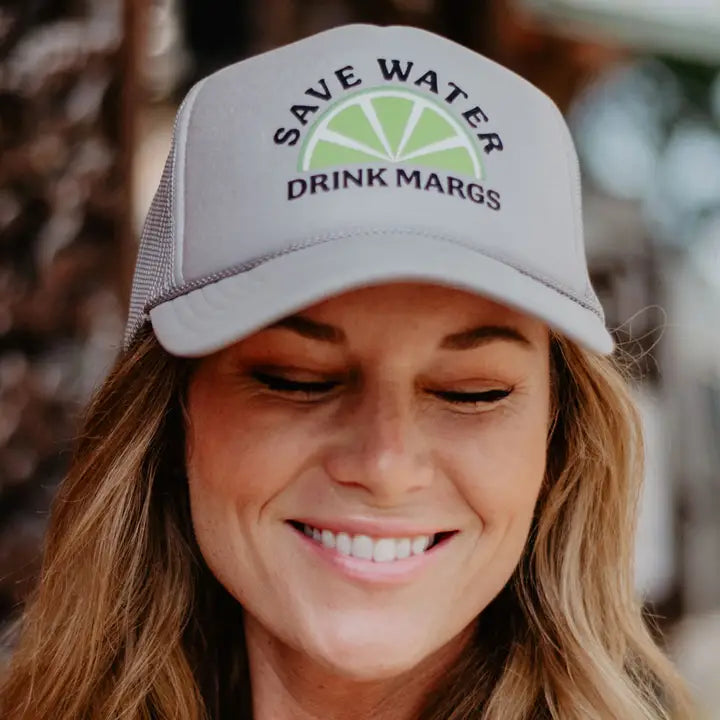 Katydid Save Water Drink Margs Trucker Hat