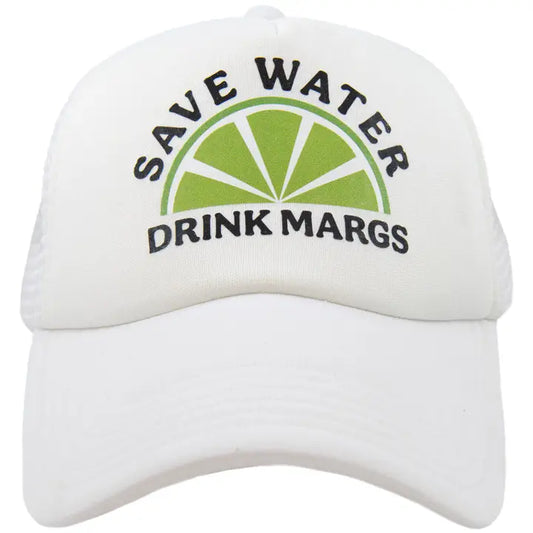 Katydid Save Water Drink Margs Trucker Hat