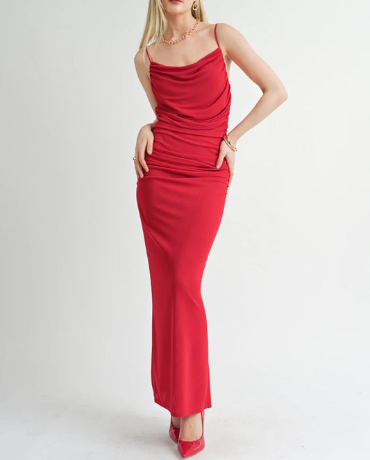 Sage the Label Special Gaze Cowl Neck Maxi