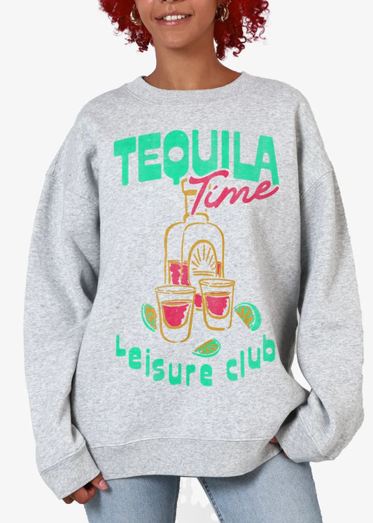 Girl Dangerous Tequila Time Graphic Crewneck