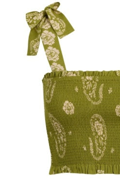 Bila 77 Tessa Top - Green Multi