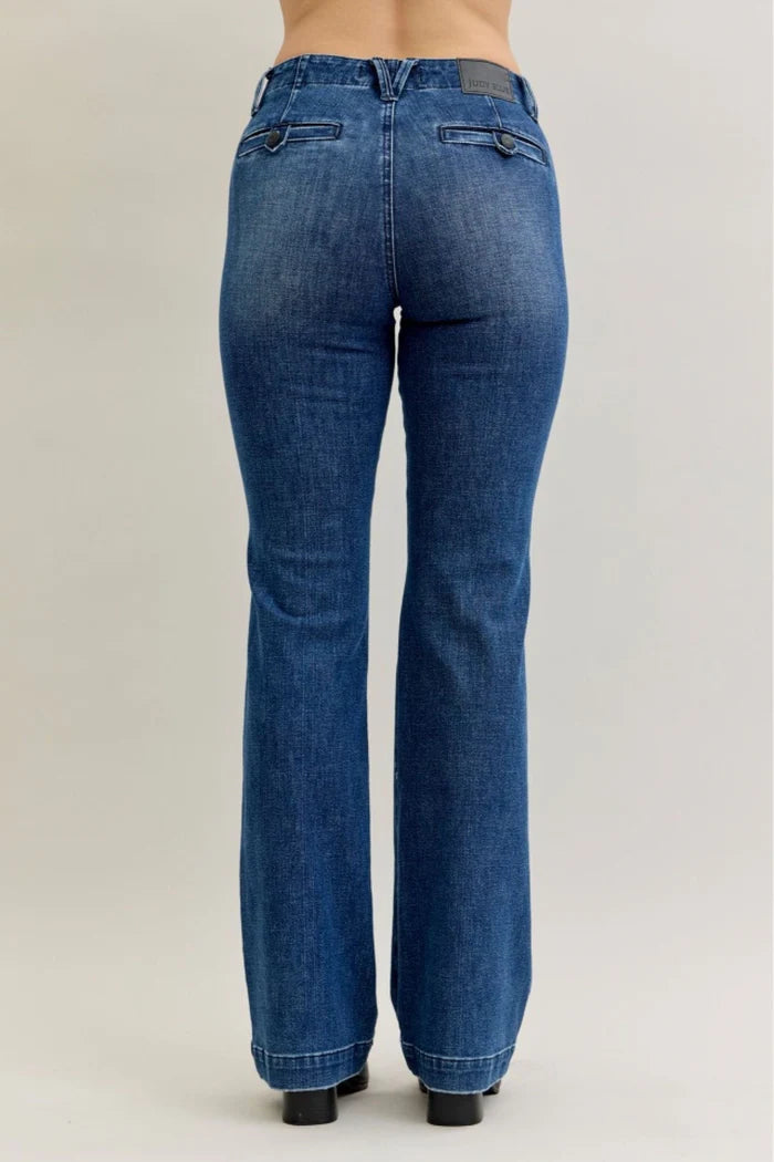 Judy Blue Trouser Bootcut Jean with Welt Pockets