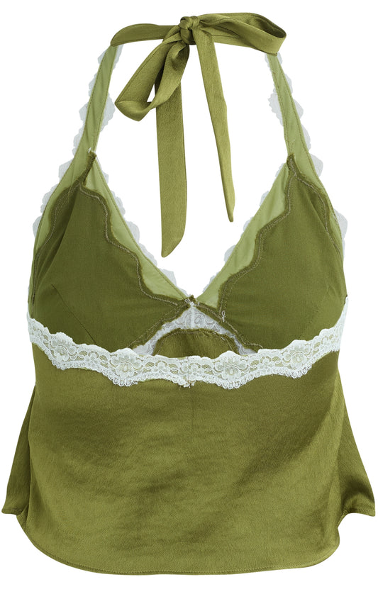 Bila 77 Stephanie Halter Top - Green
