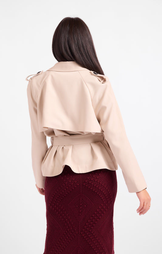 Sadie & Sage Market Morning Trench Coat