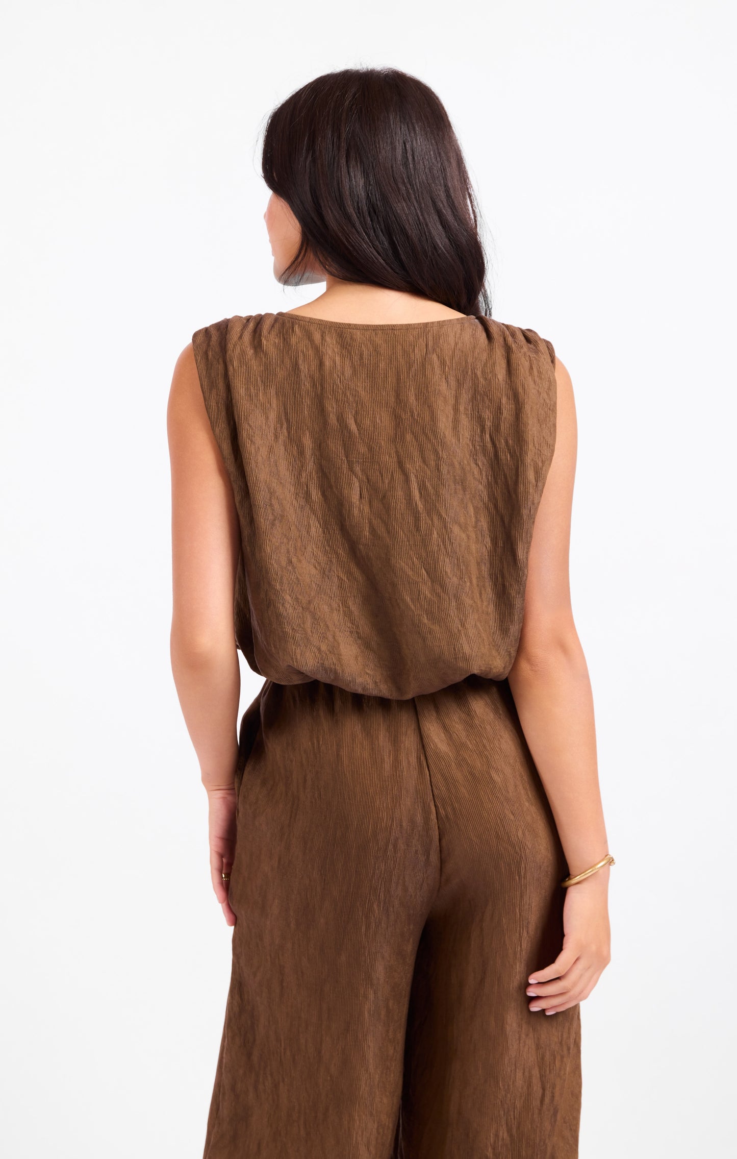 Sadie & Sage Sepia Bubble Top