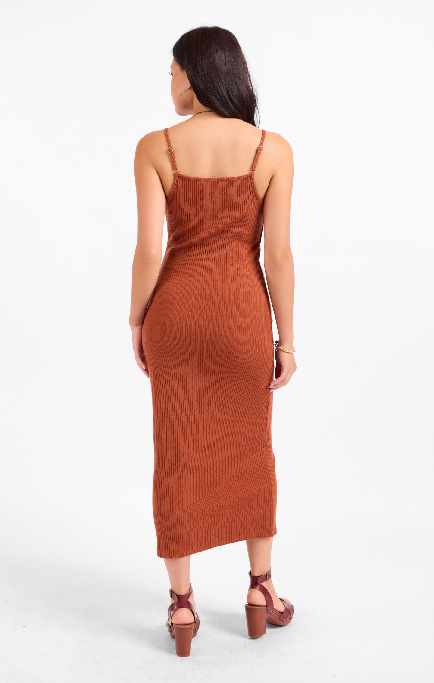 Sadie & Sage Soft Cedar Midi Dress