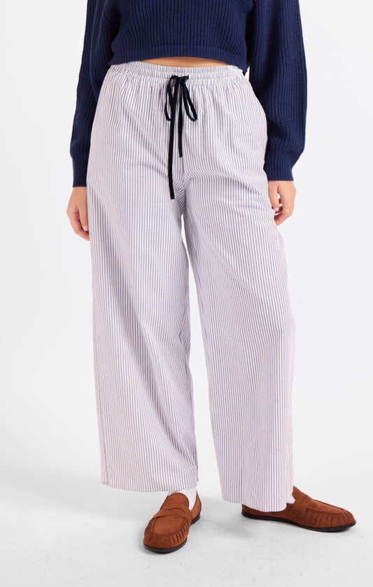Sadie & Sage Ivory Hall Striped Pants
