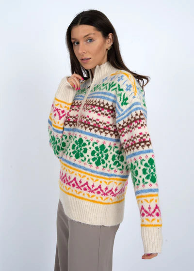 RD Style Urania Troyer Quarter Zip Jacket