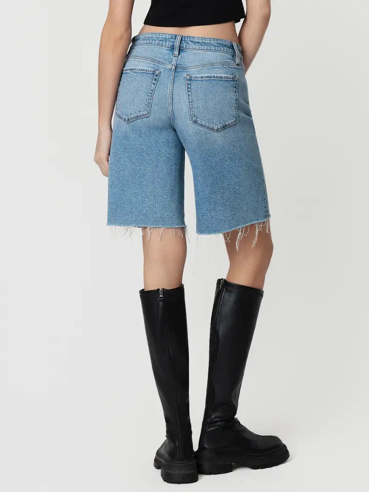 Velvet Monkey Comfort Denim Jorts