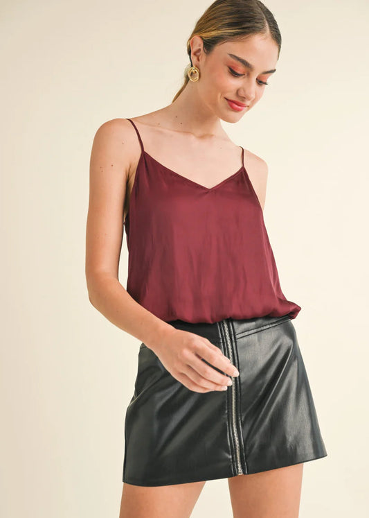 Reset By Jane Silky Amore Tank - Wine