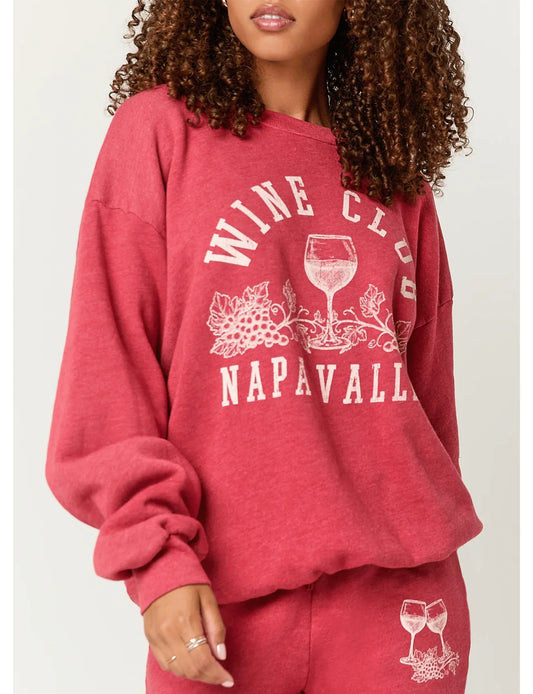 Project Social Tee Napa Wine Club Sweatshirt 🍷